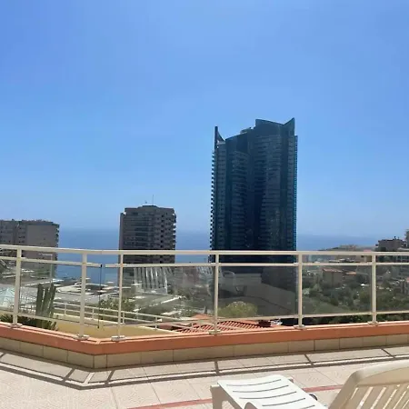 Διαμέρισμα Vue Aux Portes De Monaco, Piscine, Sauna & Garage Beausoleil